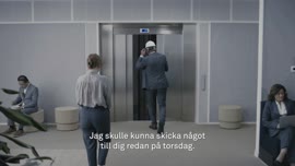 Reklamfilm: SIS Standarder (2023, Kojan Film AB)
"En värld utan standard – Hissen"