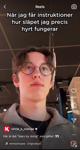 Reklam för Cirkle K’s sociala medier