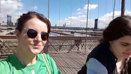 Min dotter, Snöa och jag i New York, mars 2024